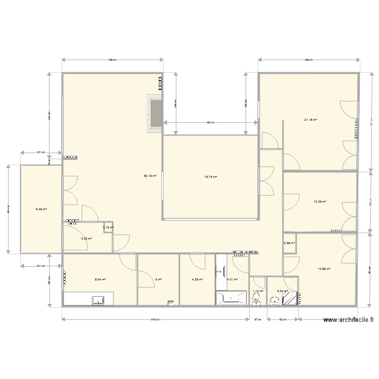 Projet Maison Reno V1. Plan de 0 pièce et 0 m2