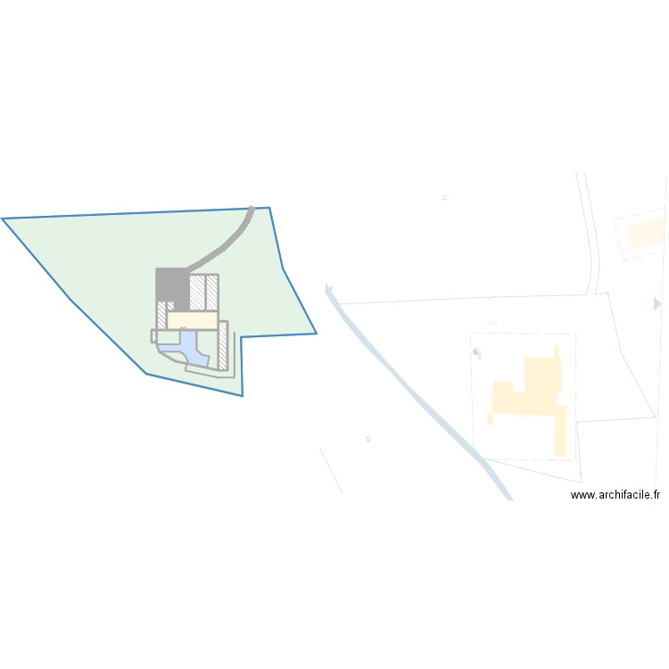 LA GRANGE. Plan de 13 pièces et 2326 m2