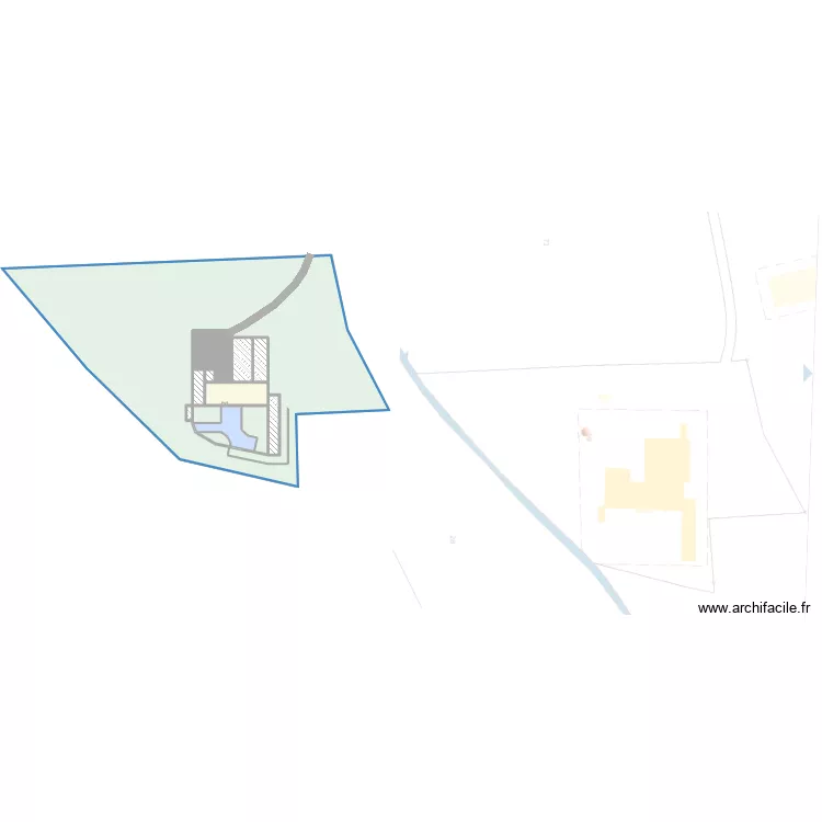 LA GRANGE. Plan de 0 pièce et 0 m2