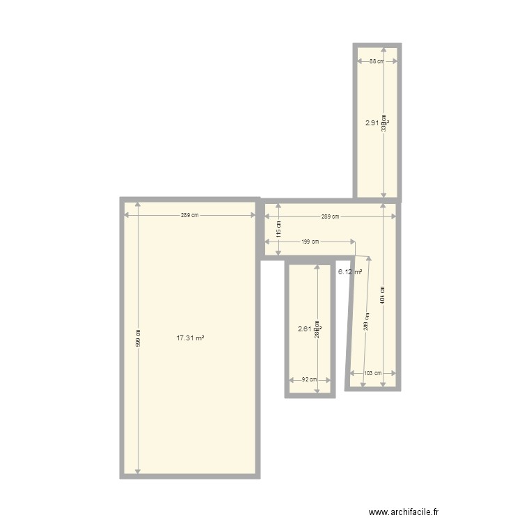 Cave Déconecté. Plan de 0 pièce et 0 m2