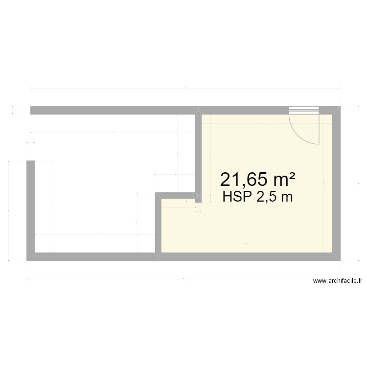 Petite maison. Plan de 0 pièce et 0 m2
