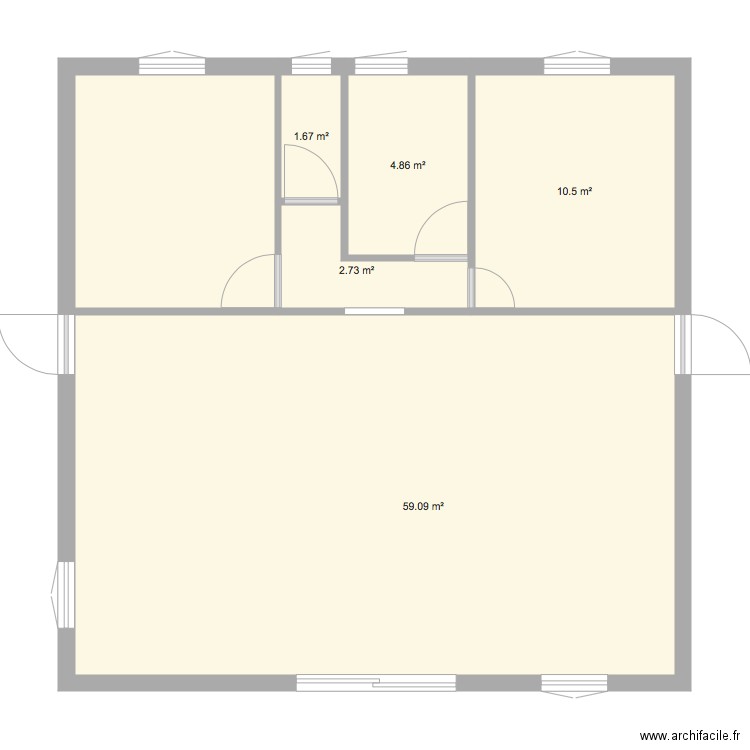 maison 3a. Plan de 0 pièce et 0 m2