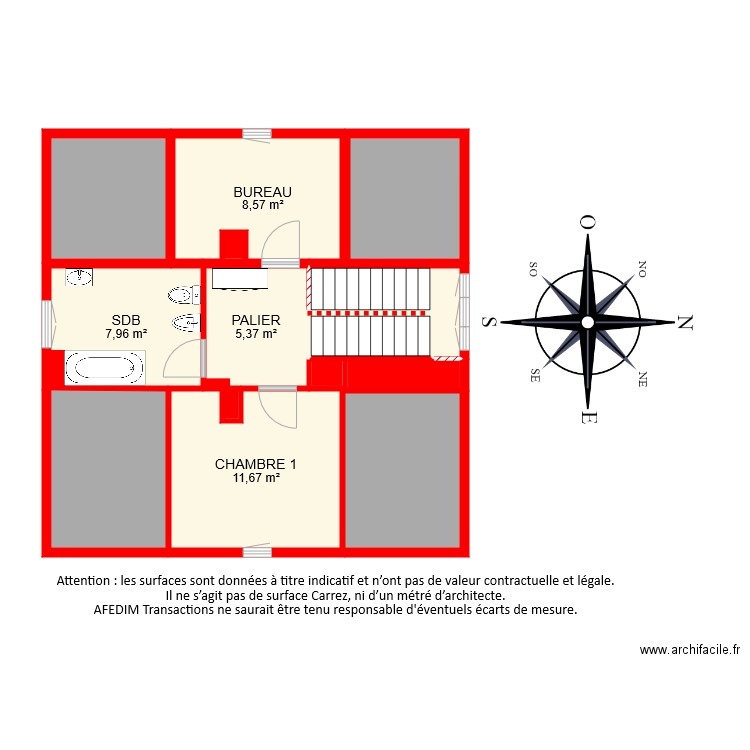 BI 7048 ETAGE. Plan de 0 pièce et 0 m2