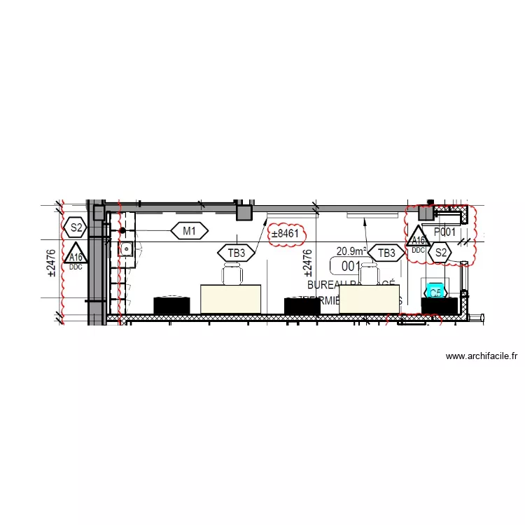 VT_001_Bur_Triple. Plan de VT_001_Bur_Triple. Plan de