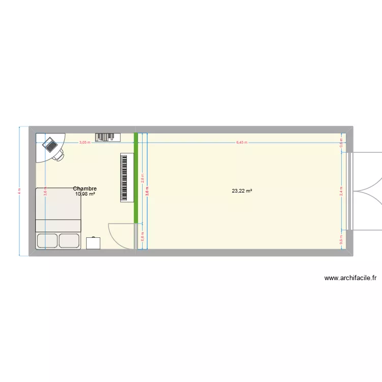 essai maison. Plan de 2 et 34 m² essai maison. Plan de 2 et 34 m²