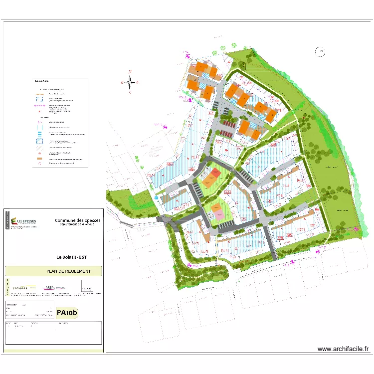 Les Epesses - LLS+PSLA. Plan de Les Epesses - LLS+PSLA. Plan de