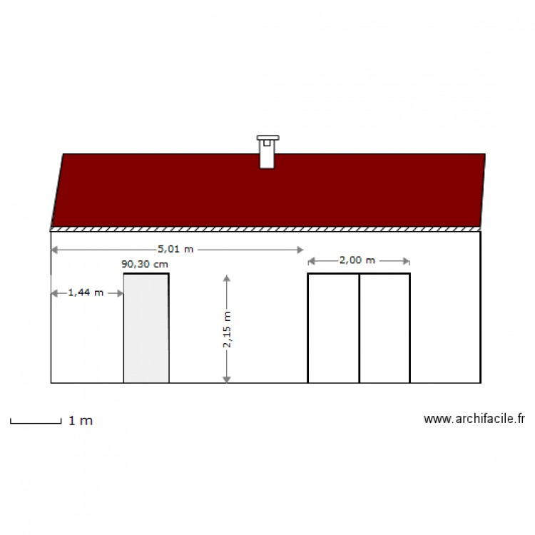 Facade Est. Plan de 0 pièce et 0 m2