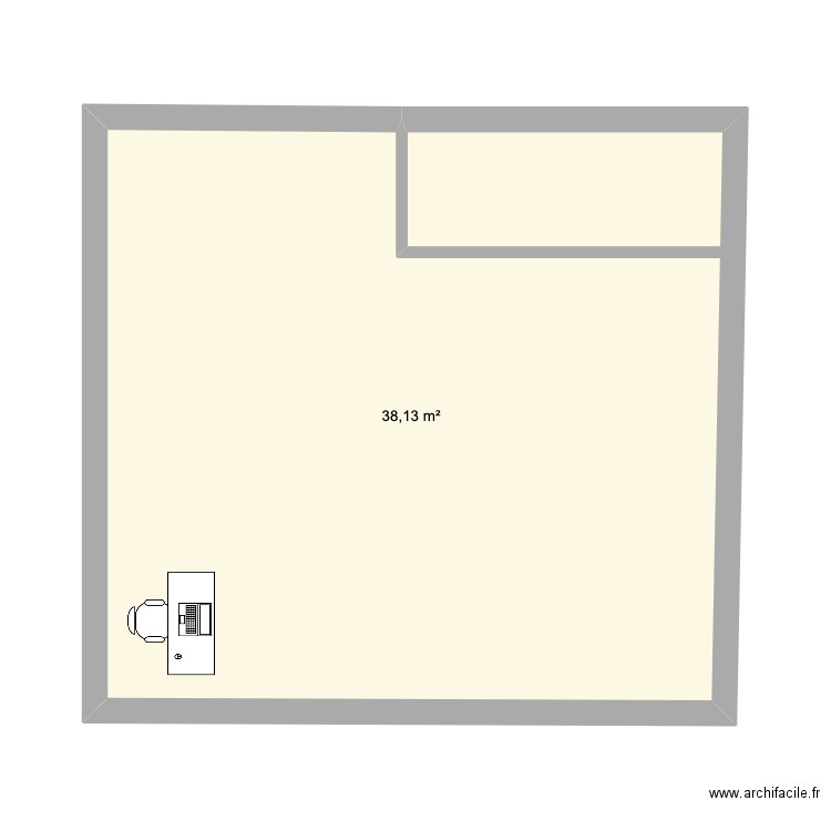 Bureau. Plan de 0 pièce et 0 m2