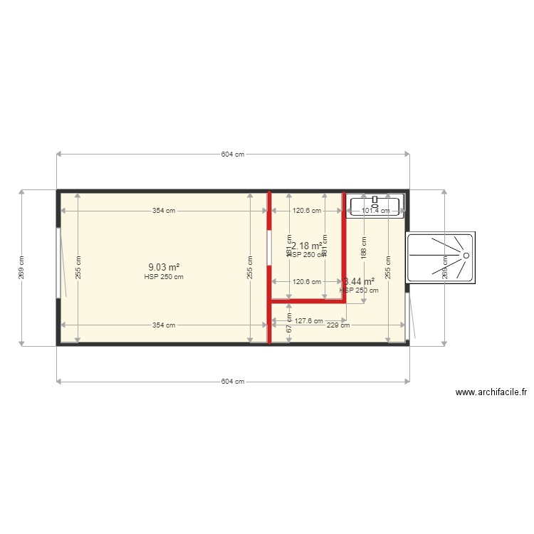 brc. Plan de 0 pièce et 0 m2