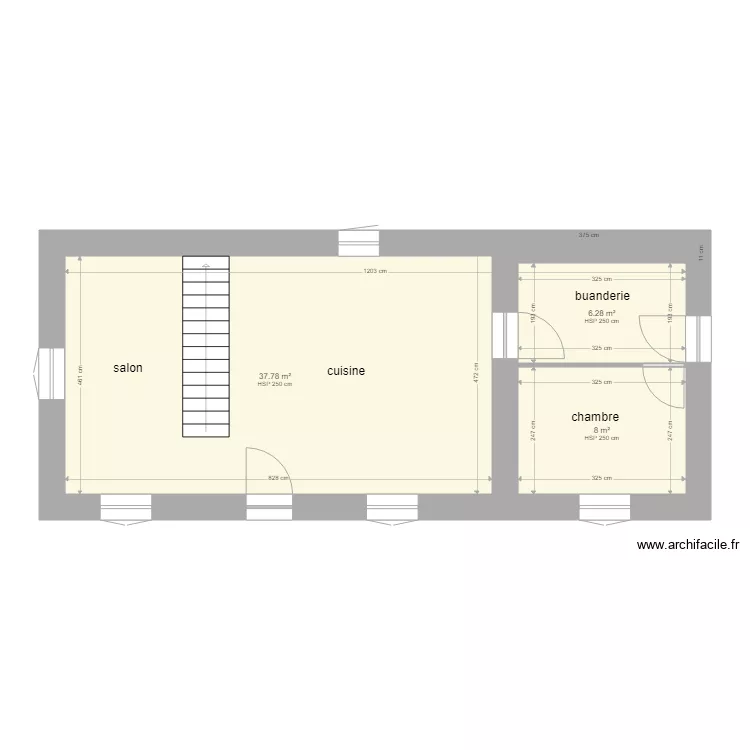 labarre rdc. Plan de 