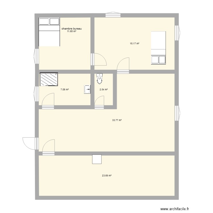 plan de maison yoyo b. Plan de 0 pièce et 0 m2