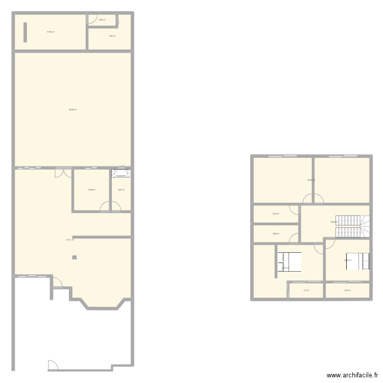 casita. Plan de 15 pièces et 327 m2