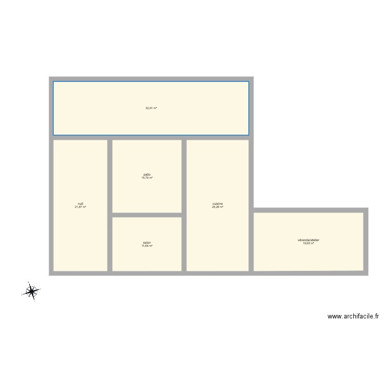 NouvelleMaisonPatio1. Plan de 0 pièce et 0 m2