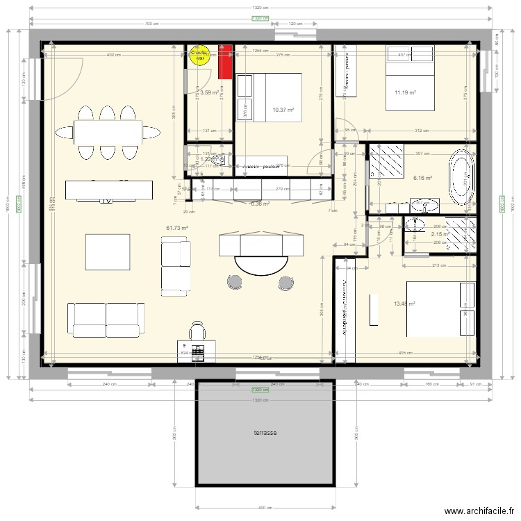 woody 9 1320 x 1000. Plan de 0 pièce et 0 m2