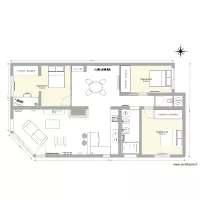 Maison L&eacute;ognan Plan &eacute;lectricit&eacute; Prise Salon 01