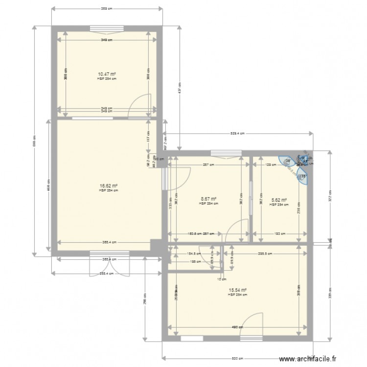 labo definitif 2 métres rdc. Plan de 0 pièce et 0 m2