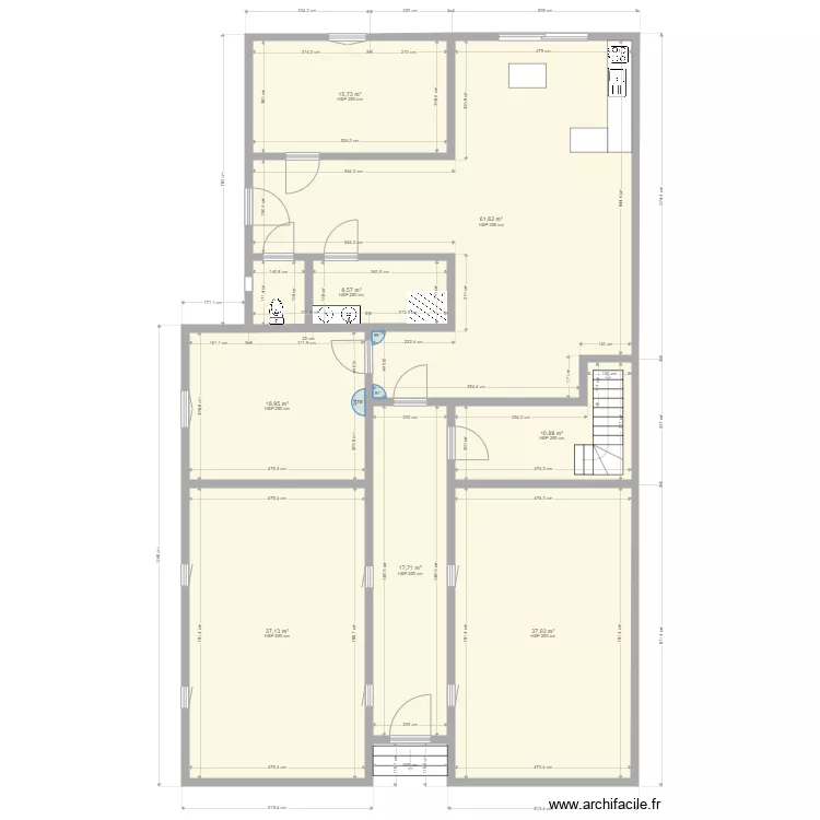 hasnon interieur. Plan de hasnon interieur. Plan de
