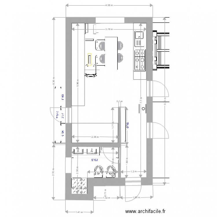 ANDREA CUCINA A. Plan de 0 pièce et 0 m2