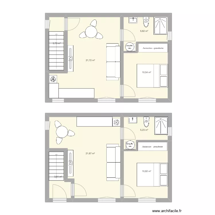 immeuble gouteyron. Plan de 