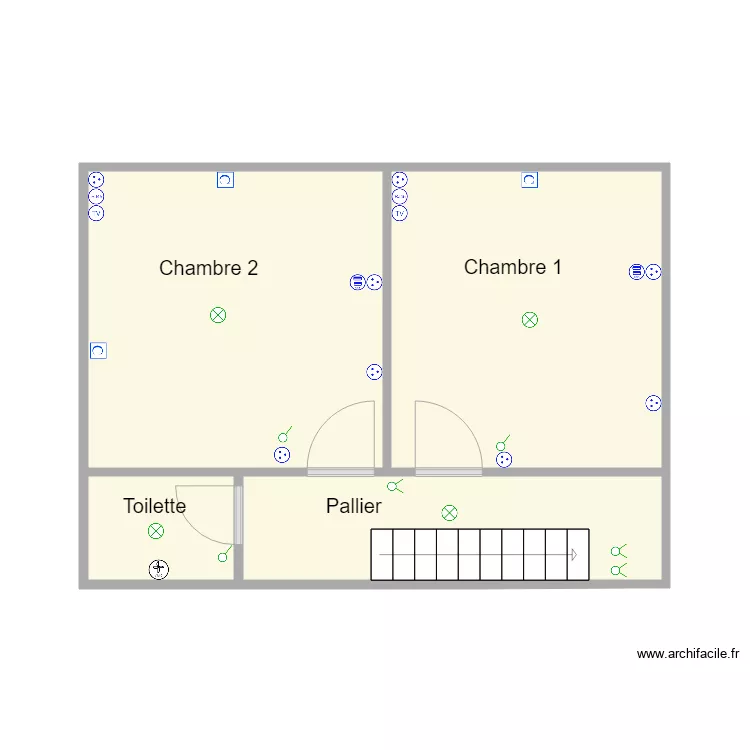 Little Mouss Appartement 2 Etage. Plan de Little Mouss Appartement 2 Etage. Plan de
