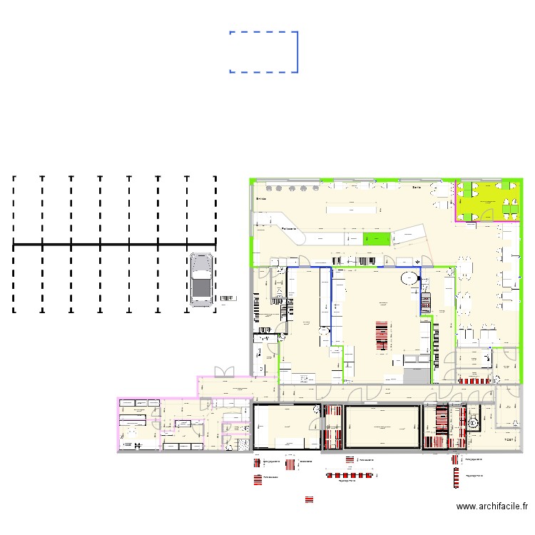 Projet Euromaster FMF avec snackin et patisserie. Plan de 0 pièce et 0 m2