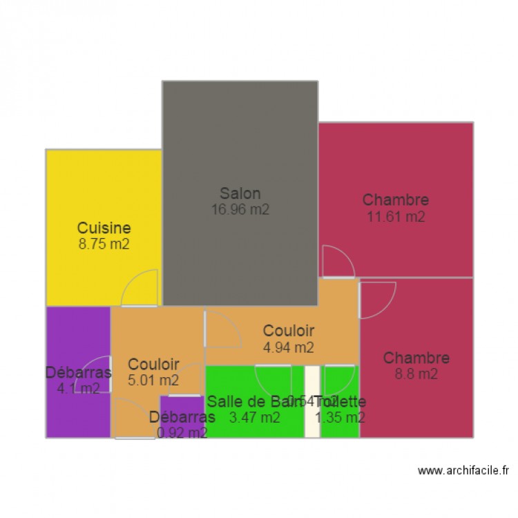 Appartement. Plan de 0 pièce et 0 m2