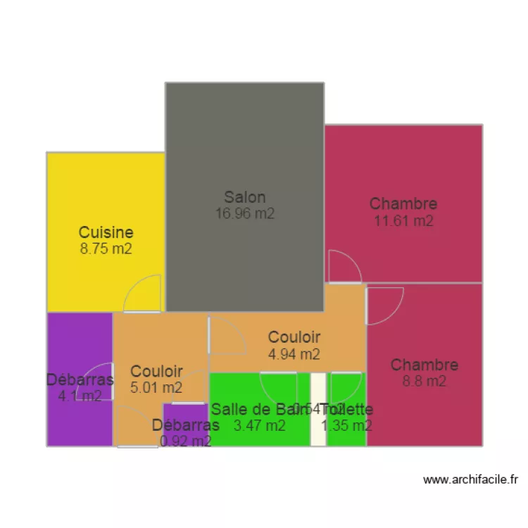 Appartement. Plan de Appartement. Plan de