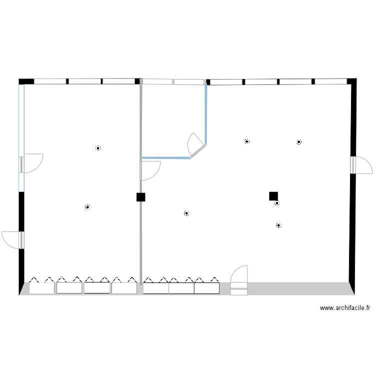 PCMA avant travaux. Plan de 0 pièce et 0 m2