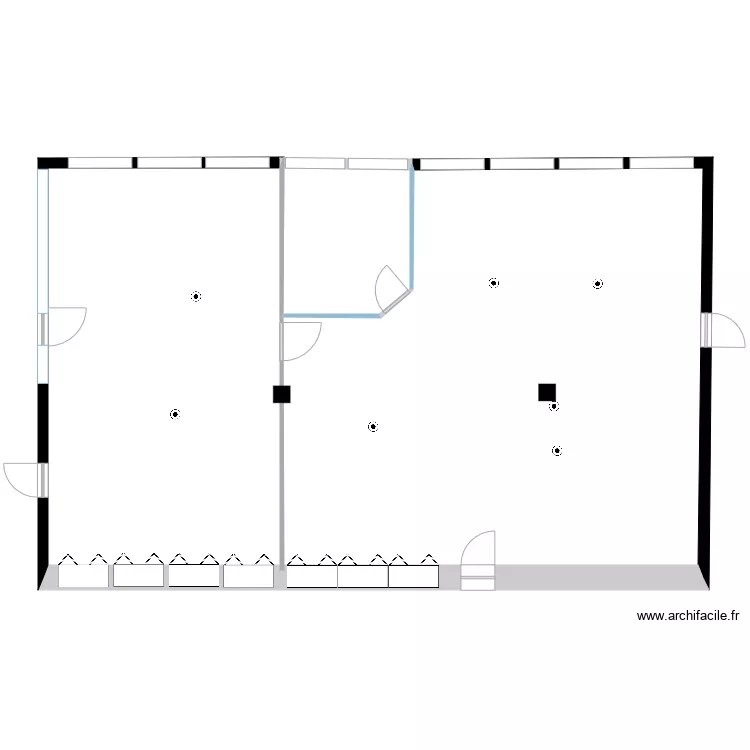 PCMA avant travaux. Plan de 