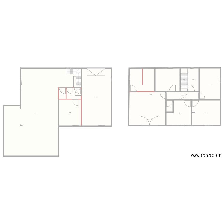 St Bernard Projet avec extention. Plan de 0 pièce et 0 m2