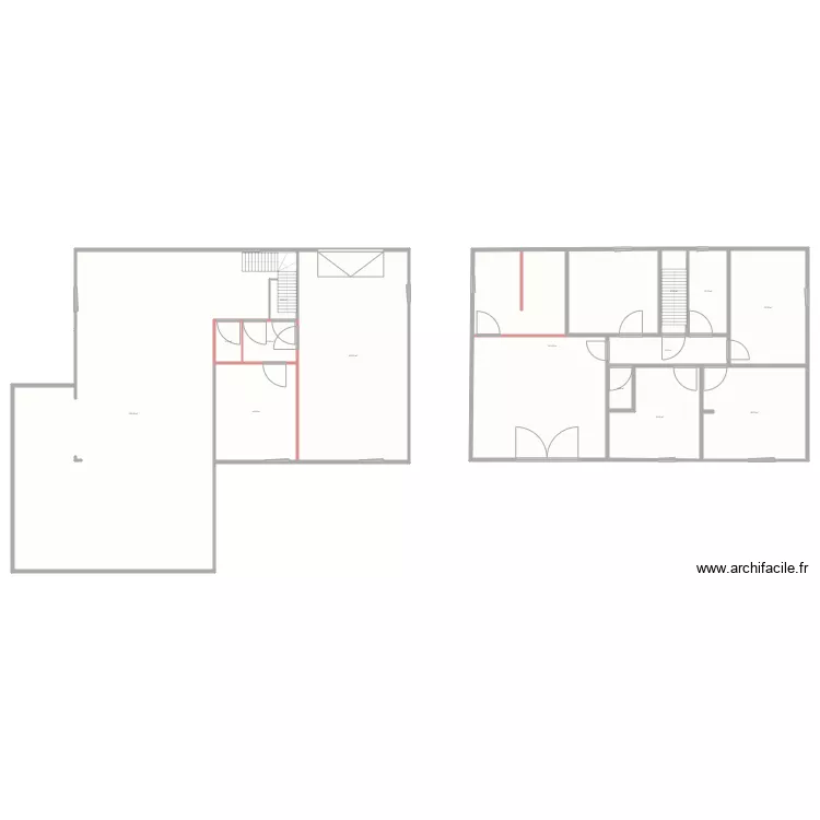 St Bernard Projet avec extention. Plan de 