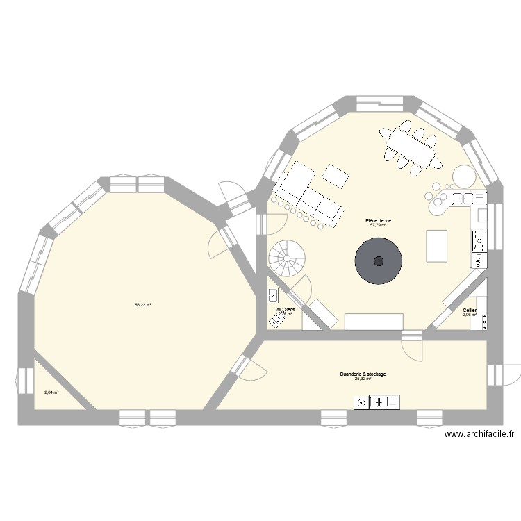 Projet Habitat partagé Saint Martin2. Plan de 0 pièce et 0 m2