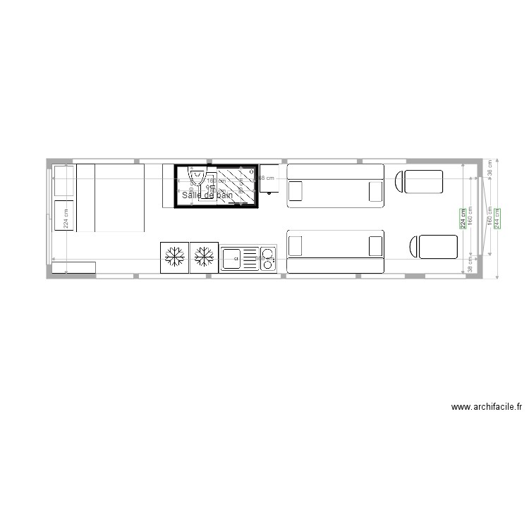 probus. Plan de 0 pièce et 0 m2