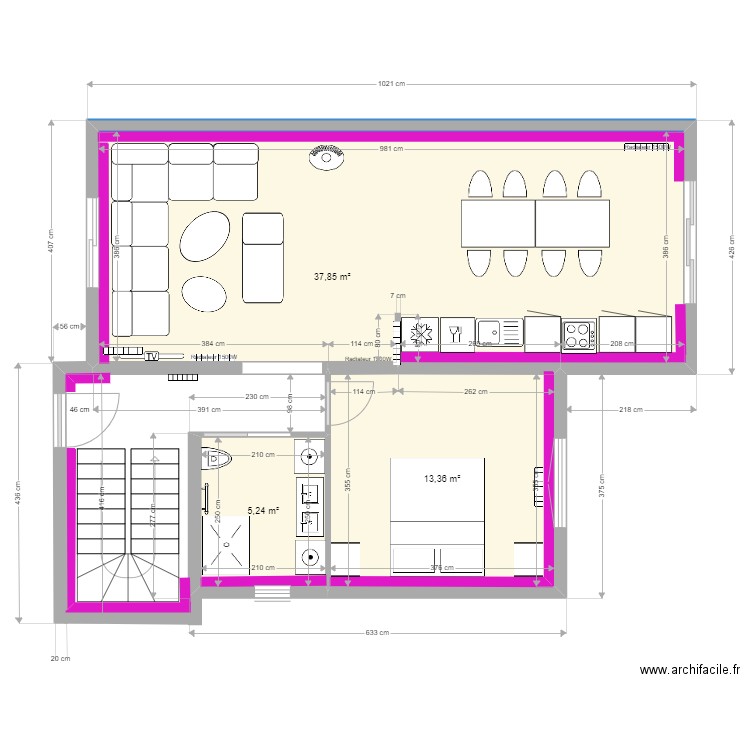 LEROUX LA BAULE RDC ELEC. Plan de 0 pièce et 0 m2