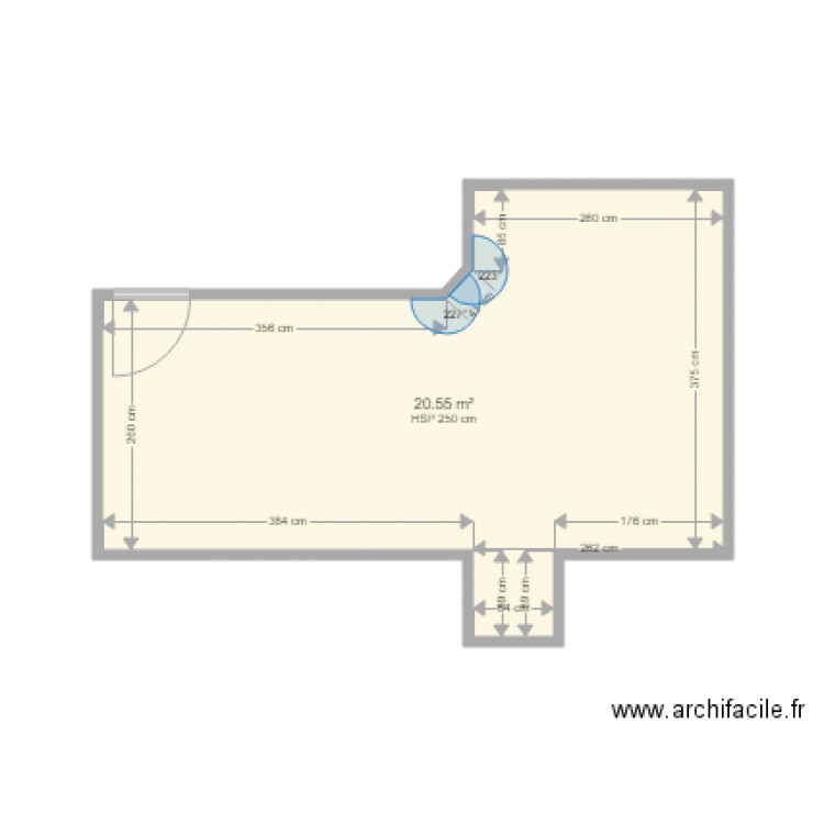 condamine. Plan de 0 pièce et 0 m2