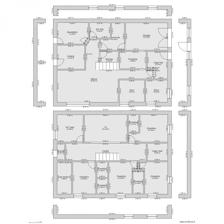 Sur la rive 2 - planchers 2. Plan de 0 pièce et 0 m2