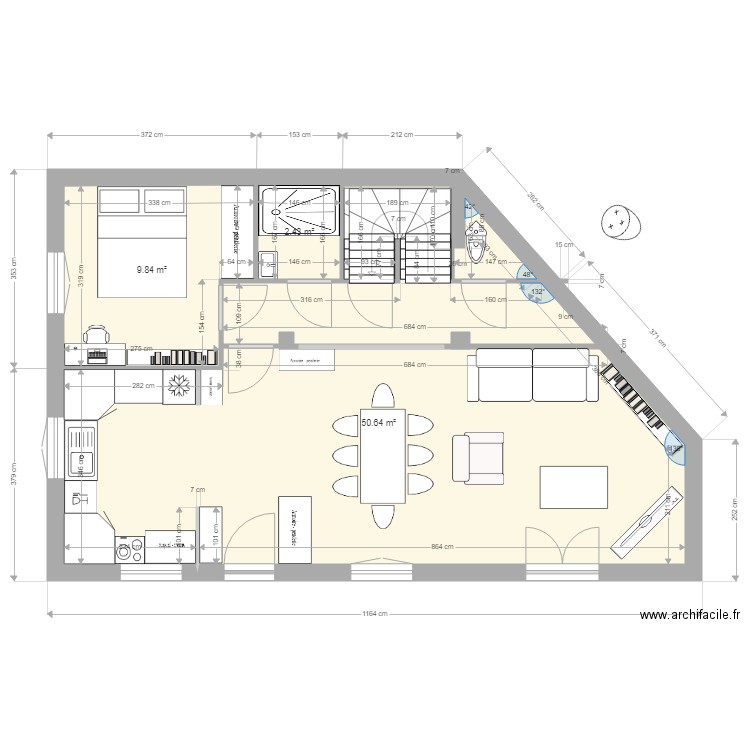 RdC option 674. Plan de 0 pièce et 0 m2