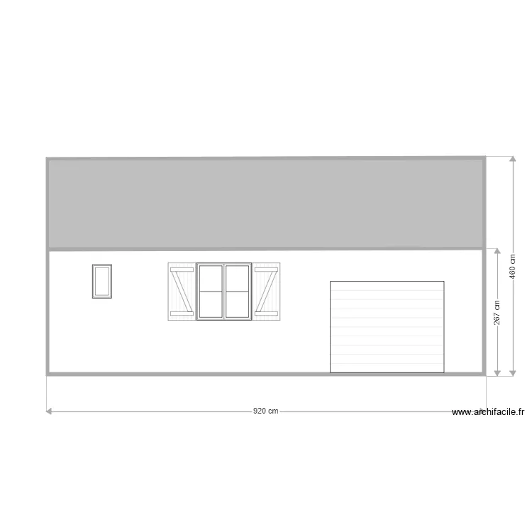 plan fa&ccedil;ade declerck. Plan de 