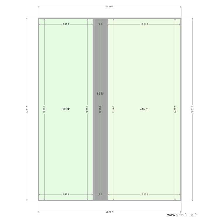 Backyard. Plan de 0 pièce et 0 m2