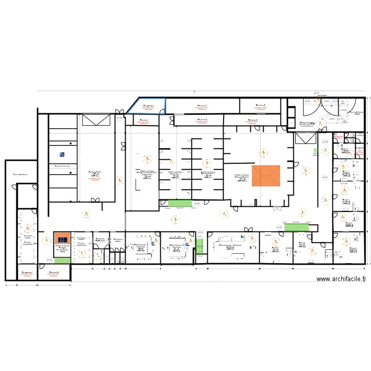 Greta rdc aménagement rdc 6. Plan de 0 pièce et 0 m2