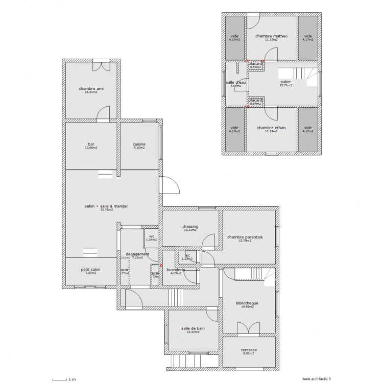 RDC   ETAGE PHASE 2. Plan de 0 pièce et 0 m2