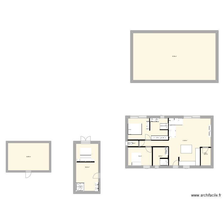 plan tony 1. Plan de 9 pièces et 208 m2