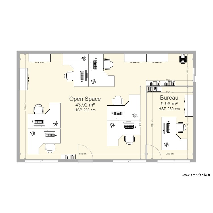 Miramont 4 containers 3. Plan de 0 pièce et 0 m2