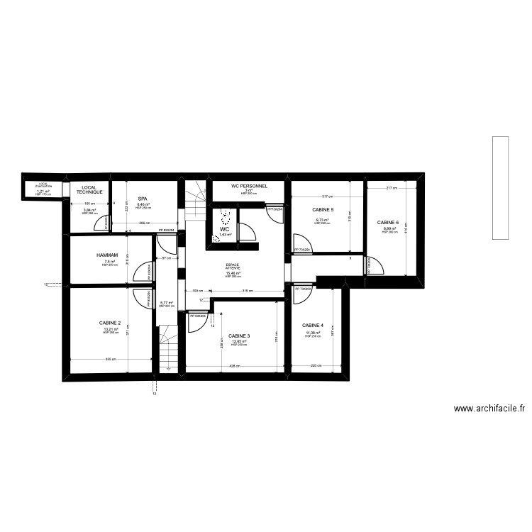 sokha nouveau projet ss. Plan de 13 pièces et 101 m2