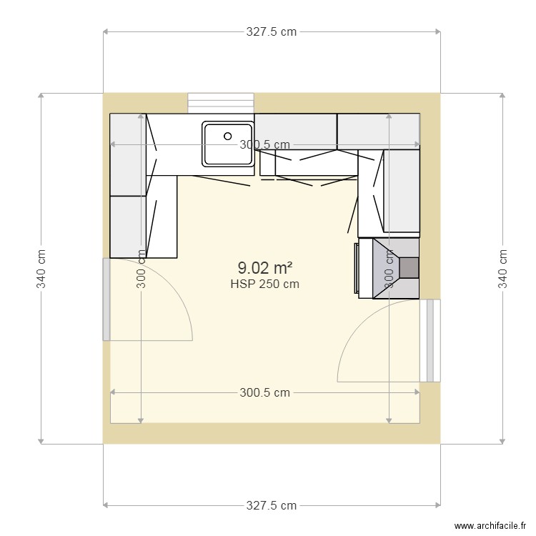 cuisine. Plan de 0 pièce et 0 m2