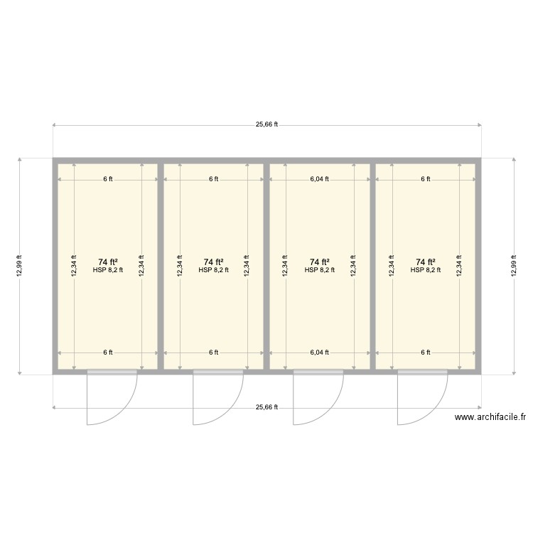 WCU New. Plan de 0 pièce et 0 m2