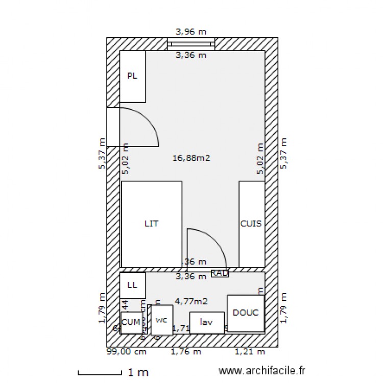 Plan. Plan de 0 pièce et 0 m2