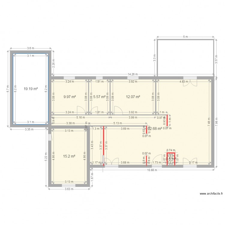 saint hilaire 4. Plan de 0 pièce et 0 m2