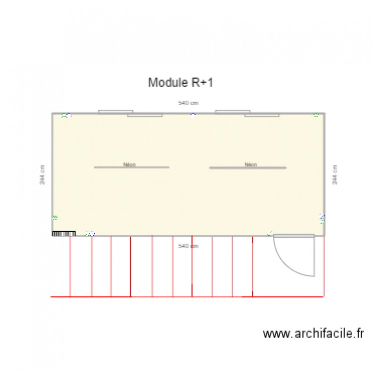 AFFAIRE AZUR PACK ETAGE. Plan de 0 pièce et 0 m2