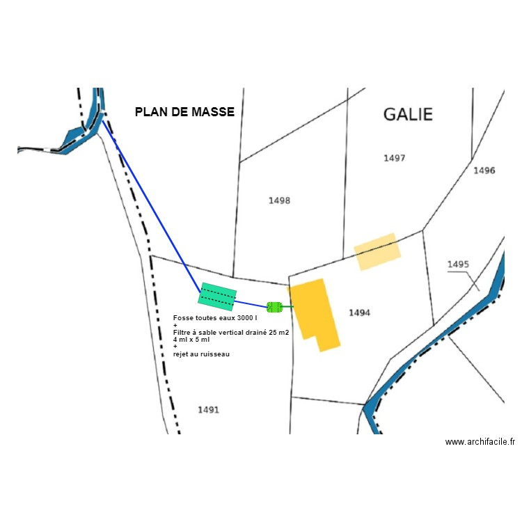 Blanchut. Plan de 0 pièce et 0 m2